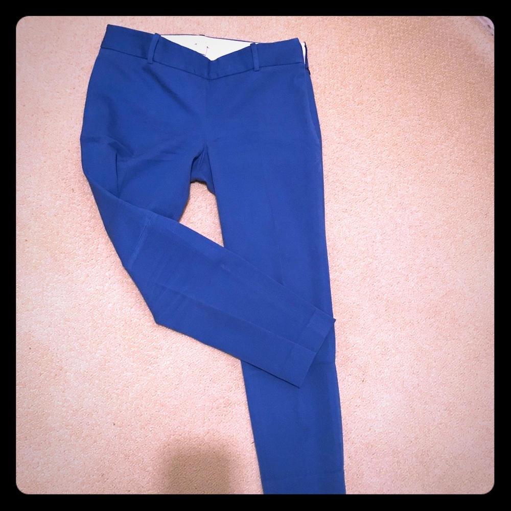 JCrew 6P side zip pants, lightly used
